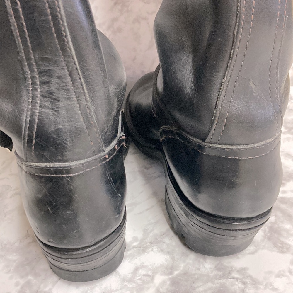 Wesco engineer, motorcycle leather boots “the Boss” size 39 W 8.5 M 7-7.5 - Picture 8 of 14